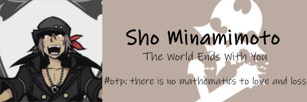 Sho Minamimoto from The World Ends With You